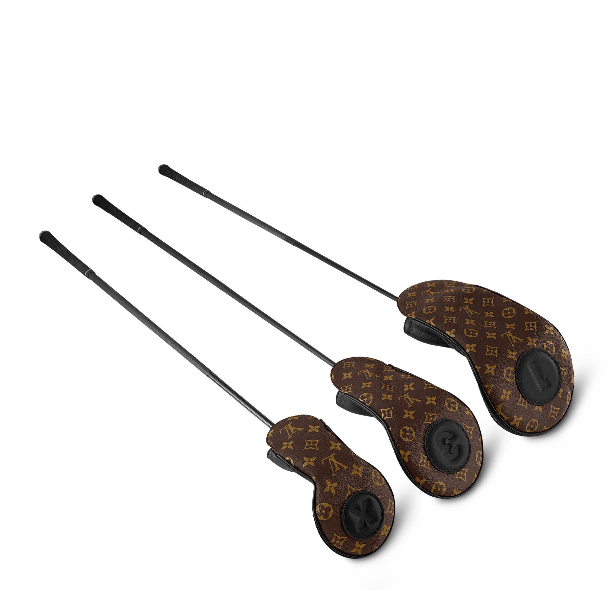 Golfschlägerhauben-Set Mit Kleeblatt-Design – Für Driver, Fairway-Hölzer Und Hybridschläger